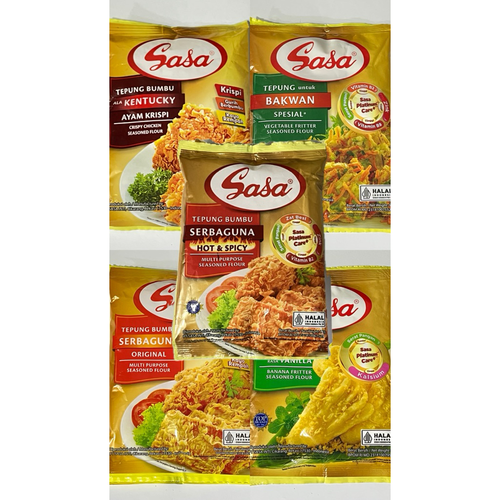 

Tepung Bumbu Kentucky Ayam Krispi / Bakwan / Sebaguna Original / Pisang Goreng / Serbaguna Hot & Spicy | Tepung Bumbu | Fresh Buah Amanah