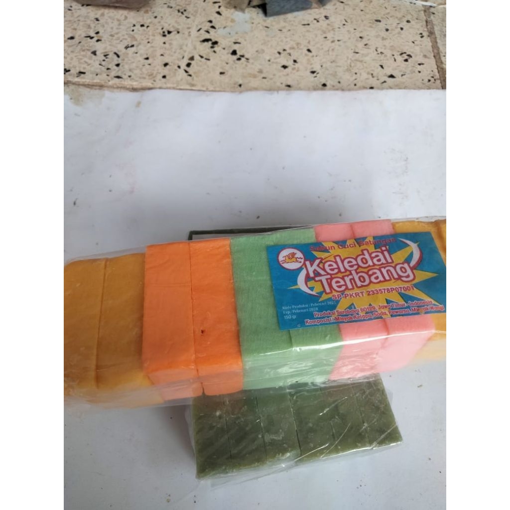 Sabun Batang Pelok Warna Warni 100%Original