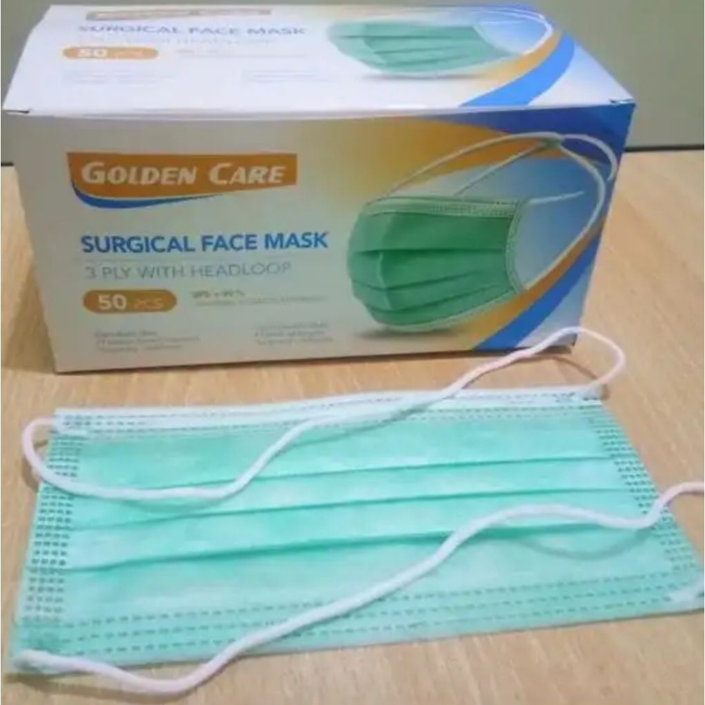 Masker Medis 3 ply earloop 50 pcs
