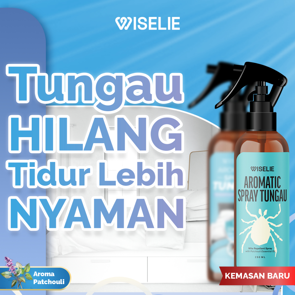 GAFFISTORE. WISELIE - PENGUSIR TUNGAU DENGAN FORMULA DIJAMIN AMPUH 100% MEMBASMI TUNGAU SECARA