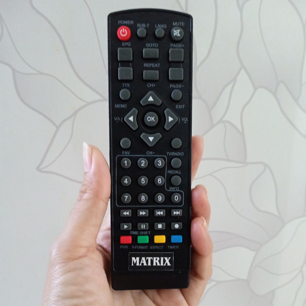 REMOTE TV STB/ SET TOP BOX DVB T2 MATRIX APPLE KUNING TV LCD LED ANDROID SMART TV