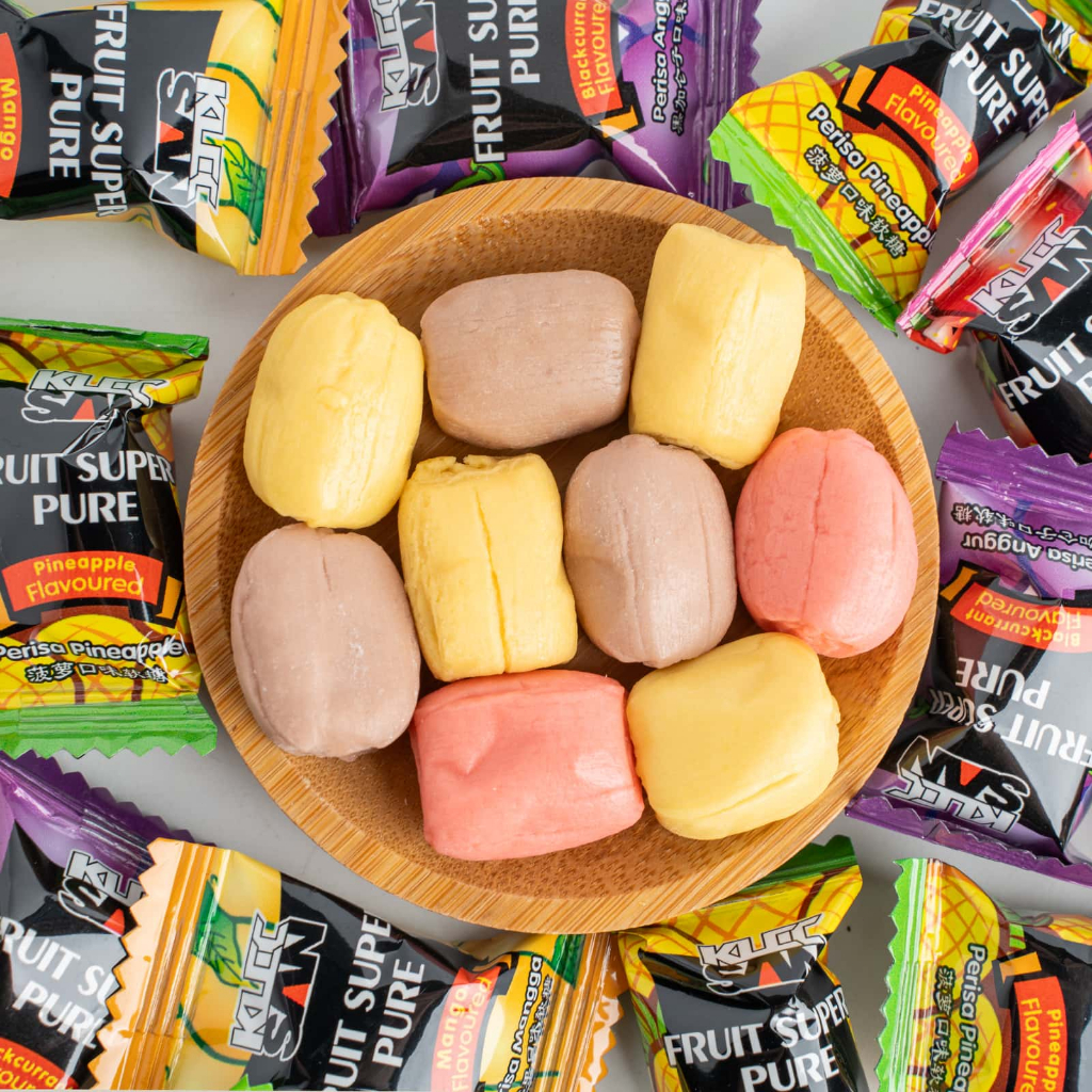 

【HALAL】【CANDY】 Permen Gummy Jus/Permen Buah/Permen Berwarna-warni/Permen Rasa Campuran