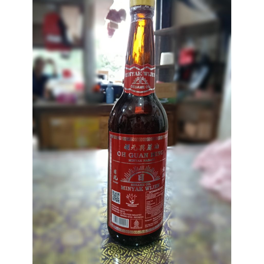 

Minyak wijen,oh guan hing,minyak nabati 600ml