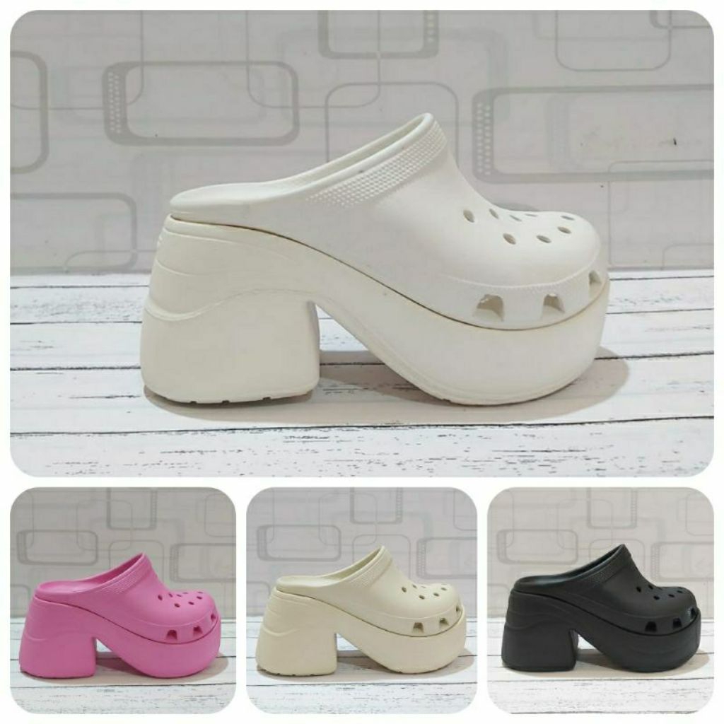 wadges crocs siren clog / sandal wanita crocs siren / crocs wedges / crocs sandal siren / sandal wan