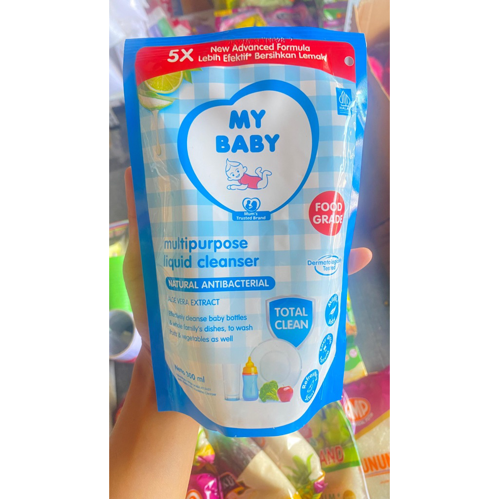 MY BABY SABUN PENCUCI BOTOL & DOT BAYI 300ML