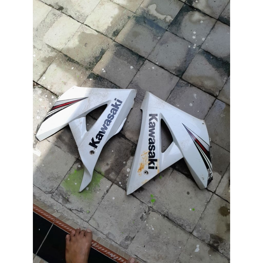 fairing bawah ninja rr new bekas sepasang
