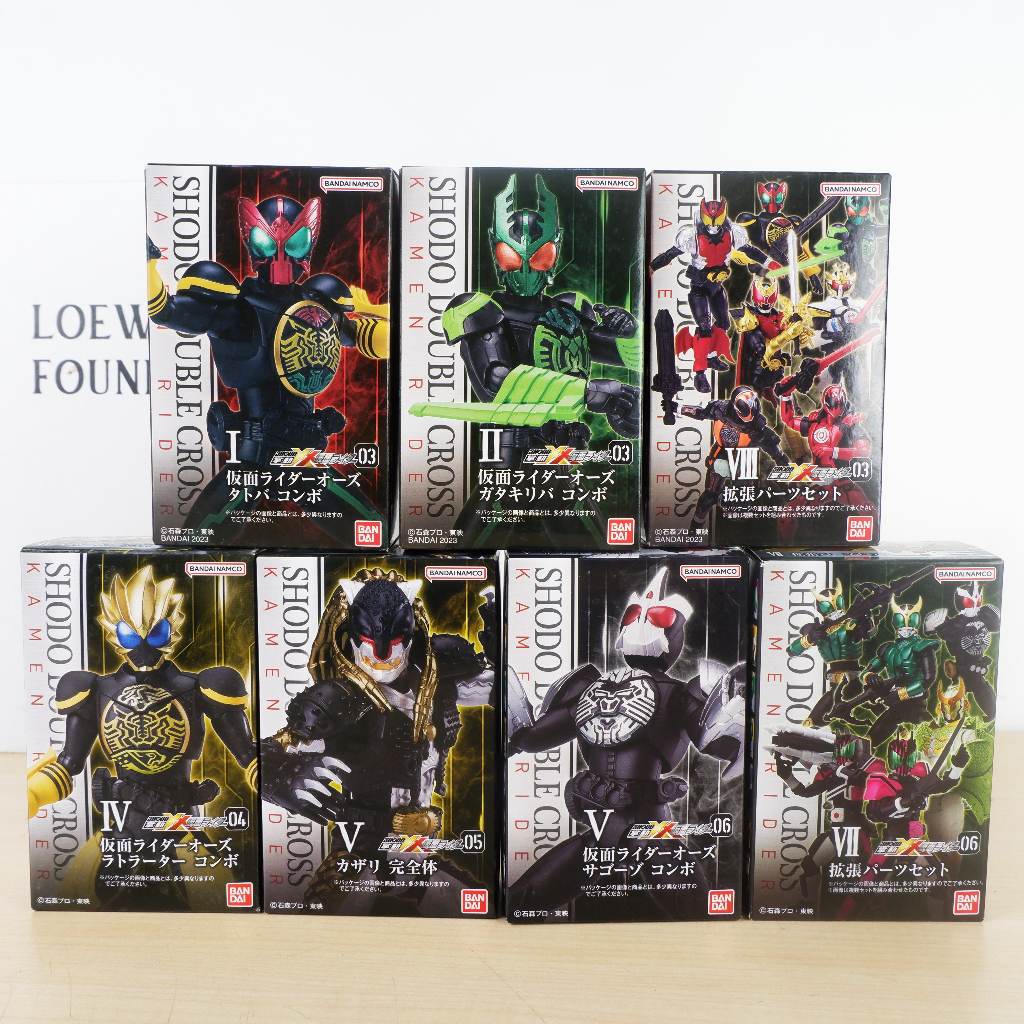 SHODO-XX Double Cross - Kamen Rider OOO / Oz (TaToBa Combo, GataKiriBa Combo, Latorartar Combo, SaGo