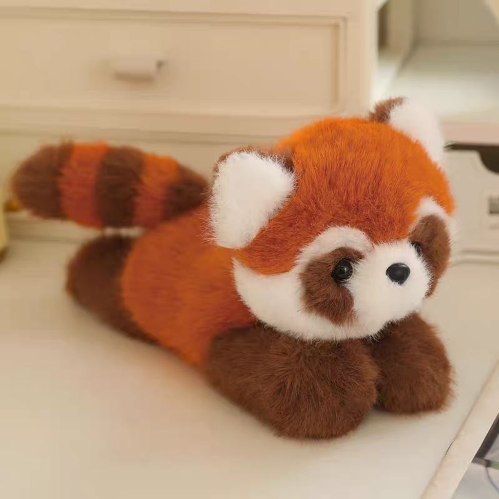 Boneka Red Panda Mainan Nempel di Tangan Gelang Red Panda Import China