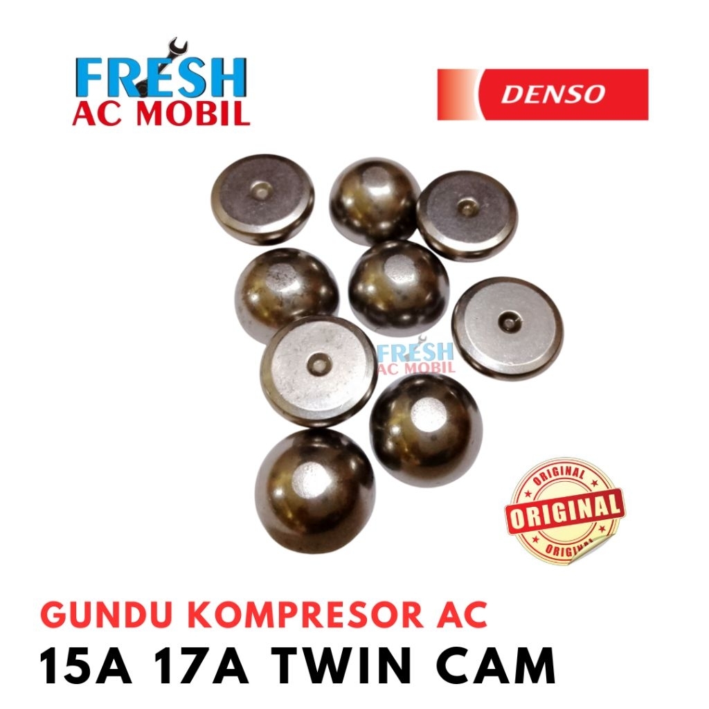 Gundu kompresor AC 15A 17A Twin Cam Gundu Metal  Kompresor 15A 17A TC Original Denso