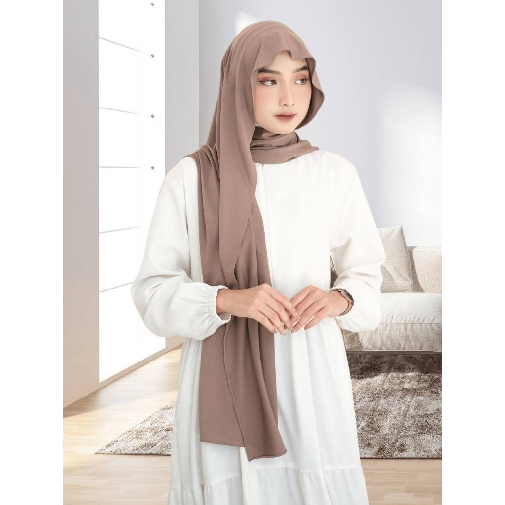 [DISKON]PASHMINA BANDO OVAL BAHAN SPANDEX LYCRA PREMIUM