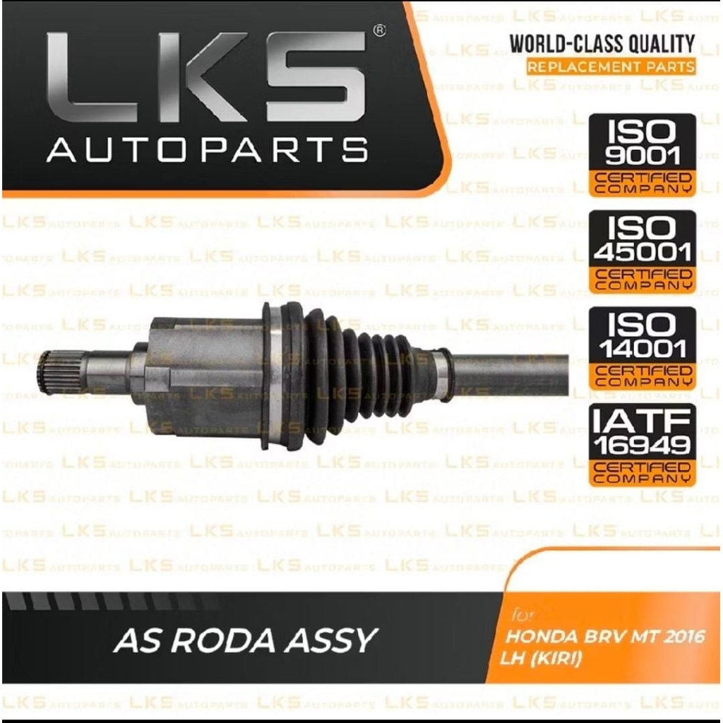 202476 CV JOINT ASSY KIRI BRV MT 2016