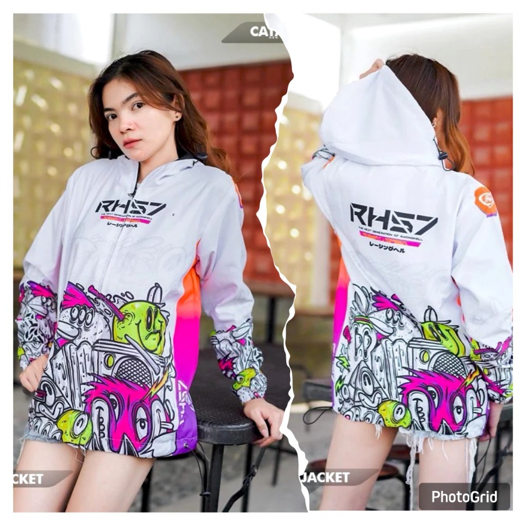 Jaket Racinghell Pria Wanita  Free Stiker Produk Memuaskan RH 020