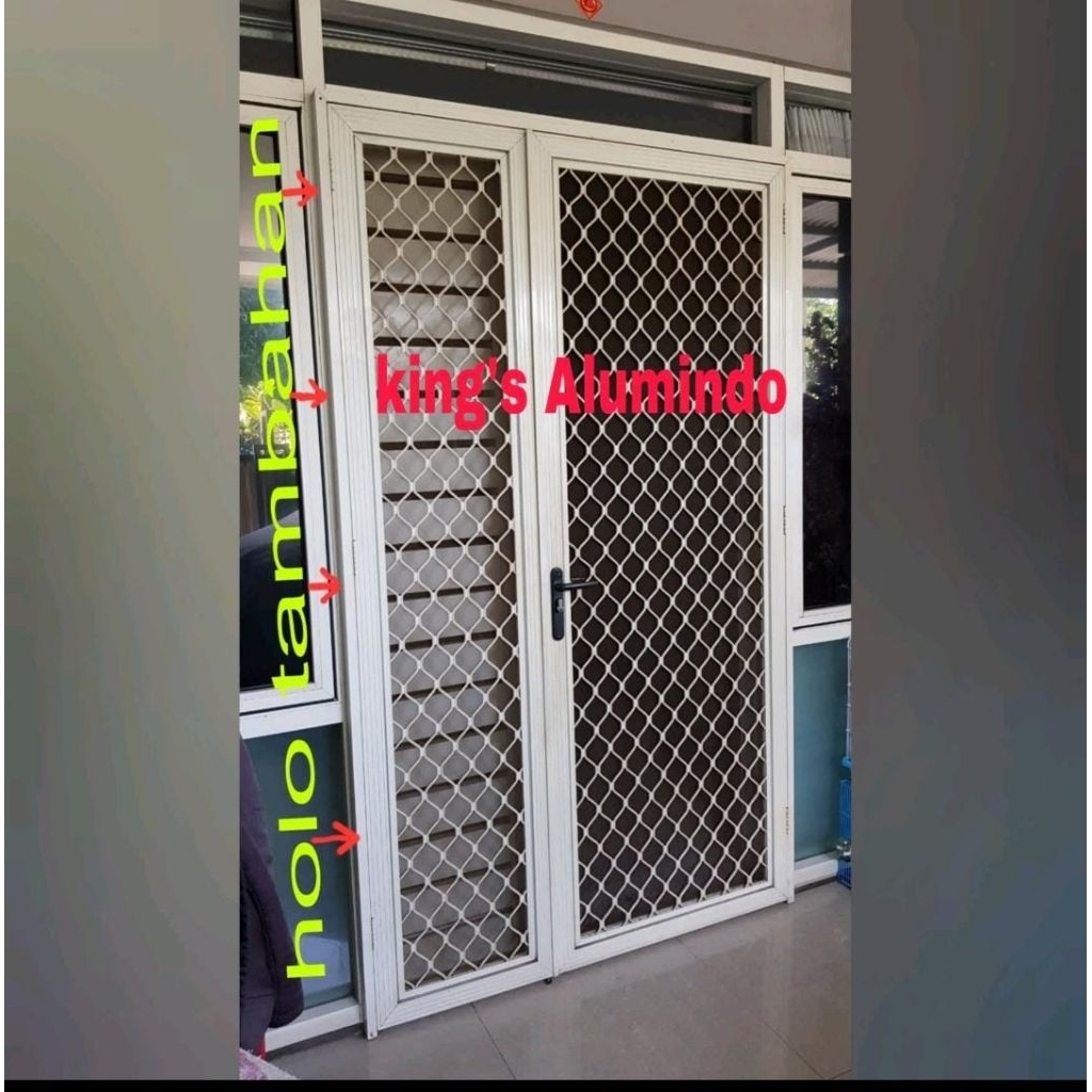 Pintu expanda aluminium kawat nyamuk-pintu expanda-pintu expanda aluminium-pintu kawat nyamuk-pintu 