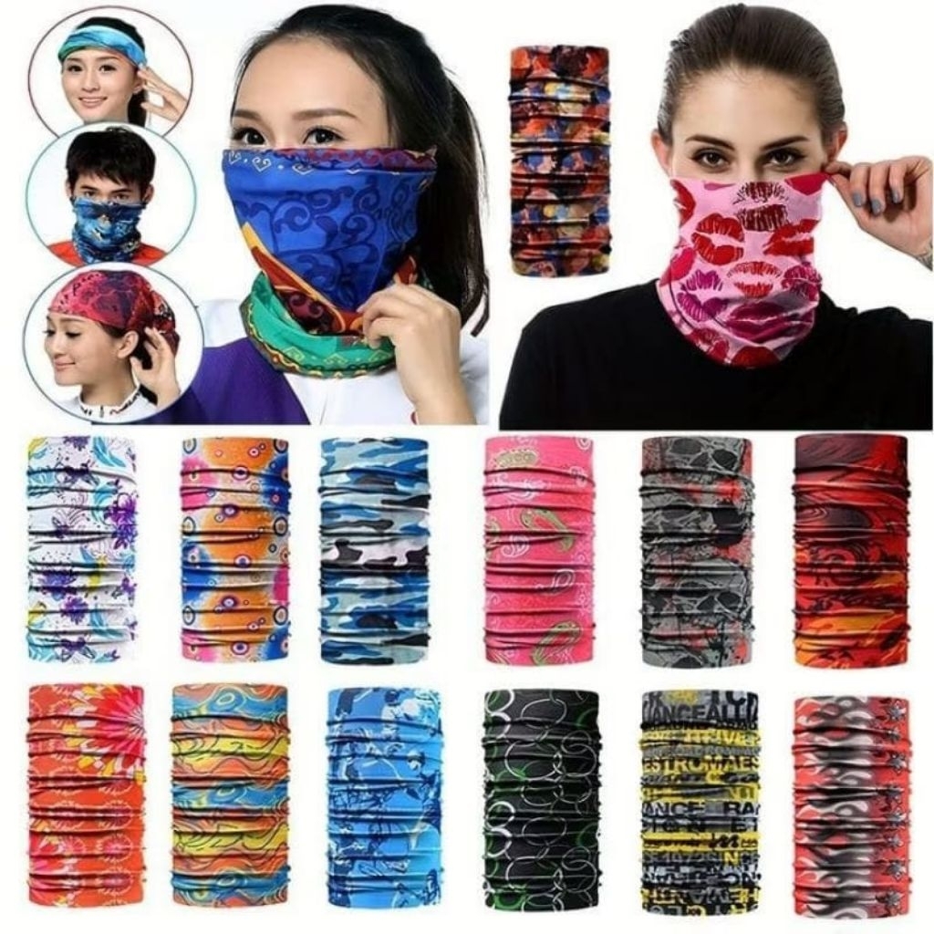BUFF MASKER / Masker Buff / Masker Kain / Slayer / Bandana / Slampe