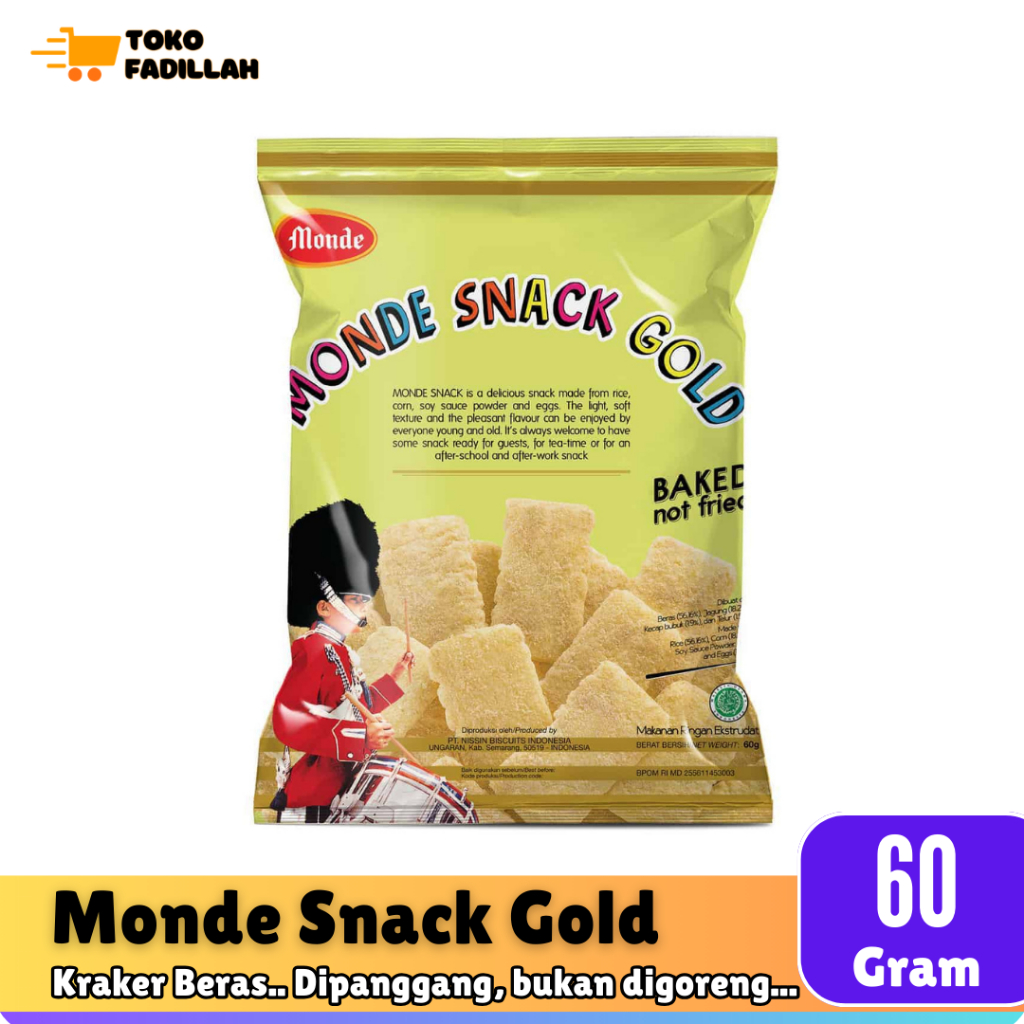 

MONDE Serena Snack Gold 60 gr