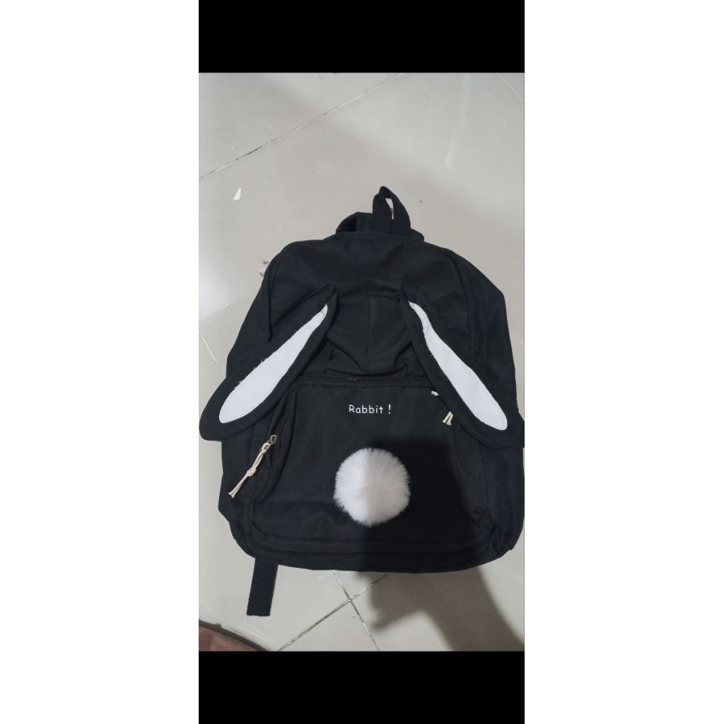 Tas anak Rabbit kelinci tas sekolah ransel kuping telinga kelinci