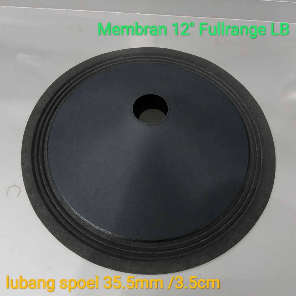 Membran Daun Speaker 12 Inch Full Range Lubang Besar FR LB