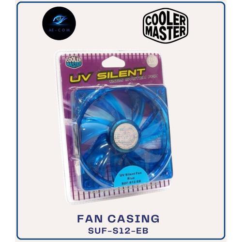 COOLER MASTER SUF-S12-EB UV SILENT FAN CASING 12CM - TRANSPARAN