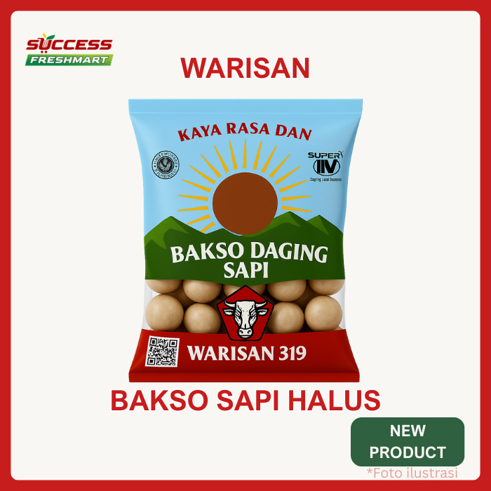 

warisan bakso sapi halus isi 50