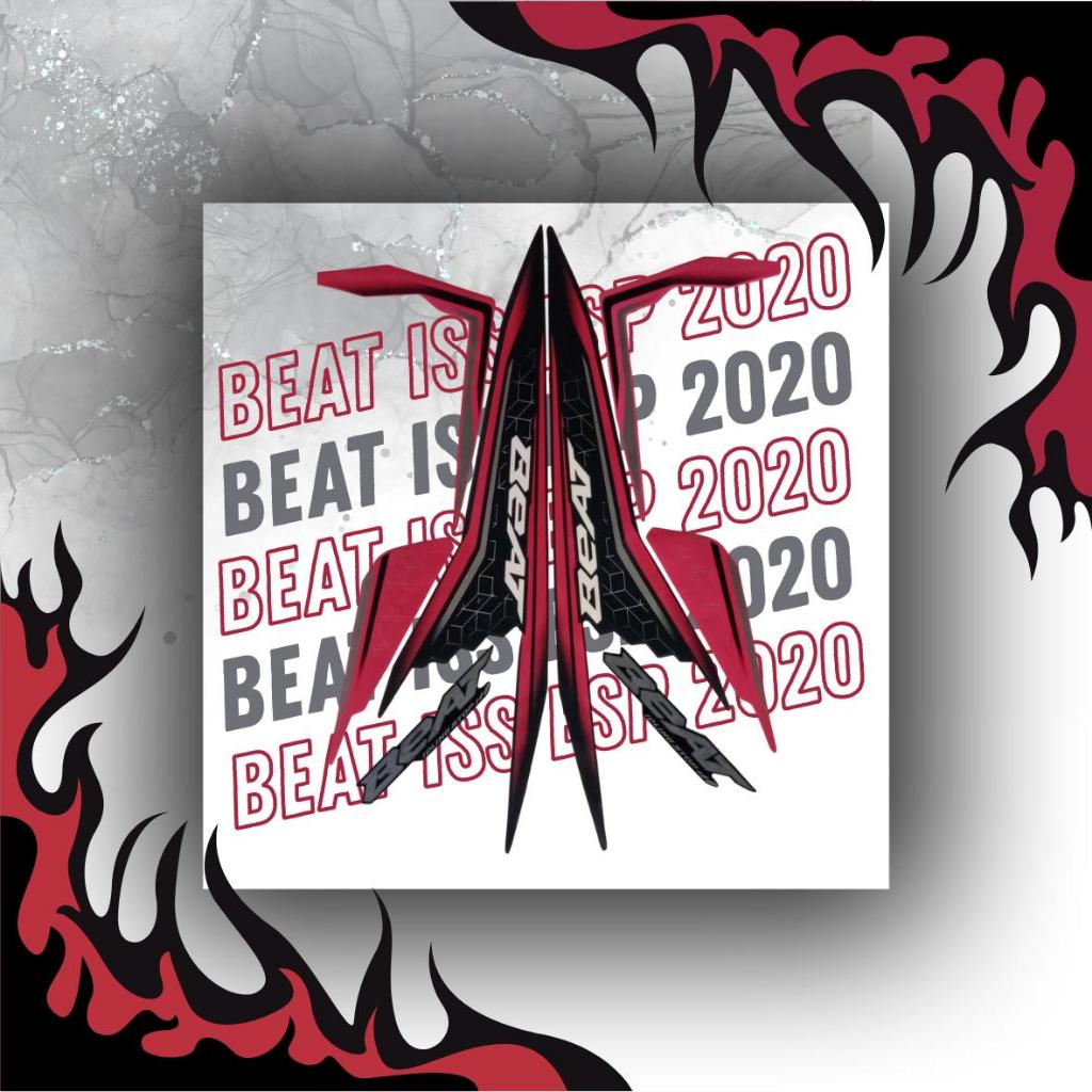 Stiker Striping Standar Beat ISS 2020