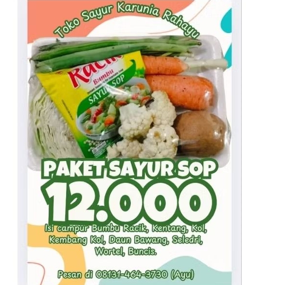 

PAKET SAYUR SOP FRESH