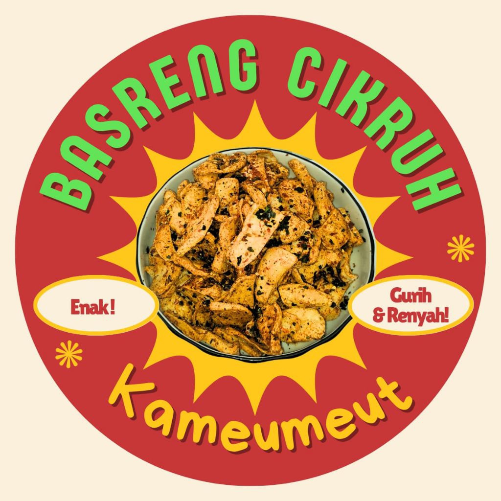 

Basreng cikruh pedas daun jeruk/basreng bandung/baso goreng/basreng stik