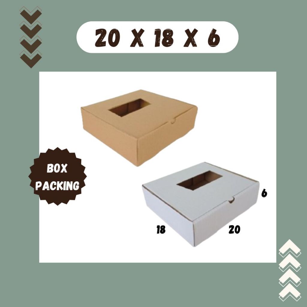 

Dus Packing 20x18x6 LD Kardus Hampers Kotak Kemasan Box Souvenir Karton Sparepart Minyak Wangi