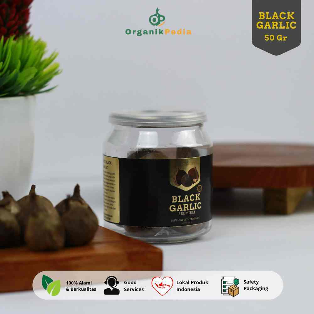 

Black Garlic Bawang Hitam Tunggal Premium Organikpedia 50gr Ukuran Medium