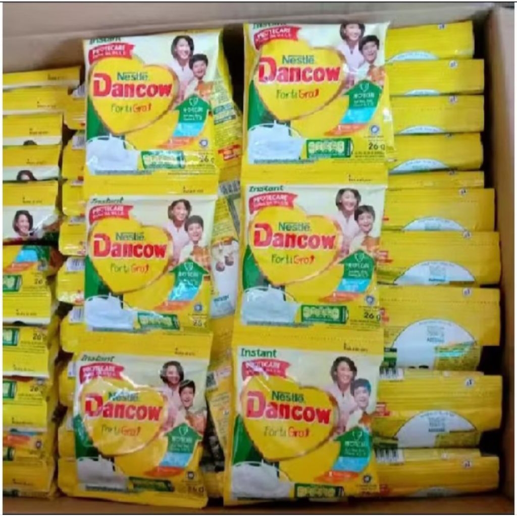 

susu dancow sachet fortigro - vanila & coklat (1 pcs) | exp juli 2026
