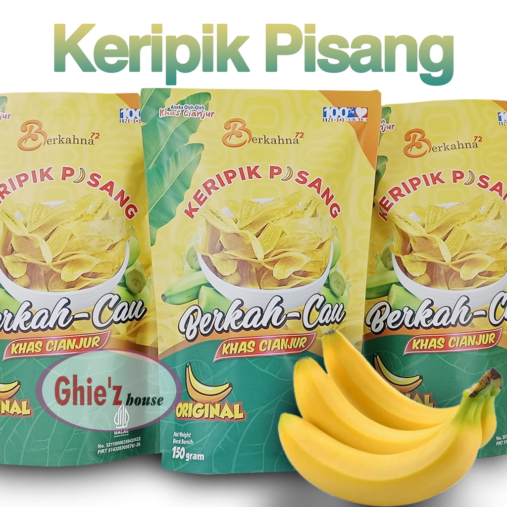 

Keripik Pisang Gurih Nagih 150g | Banana Chips | Snack Pisang | Cemilan Pisang | Cemilan Pisang