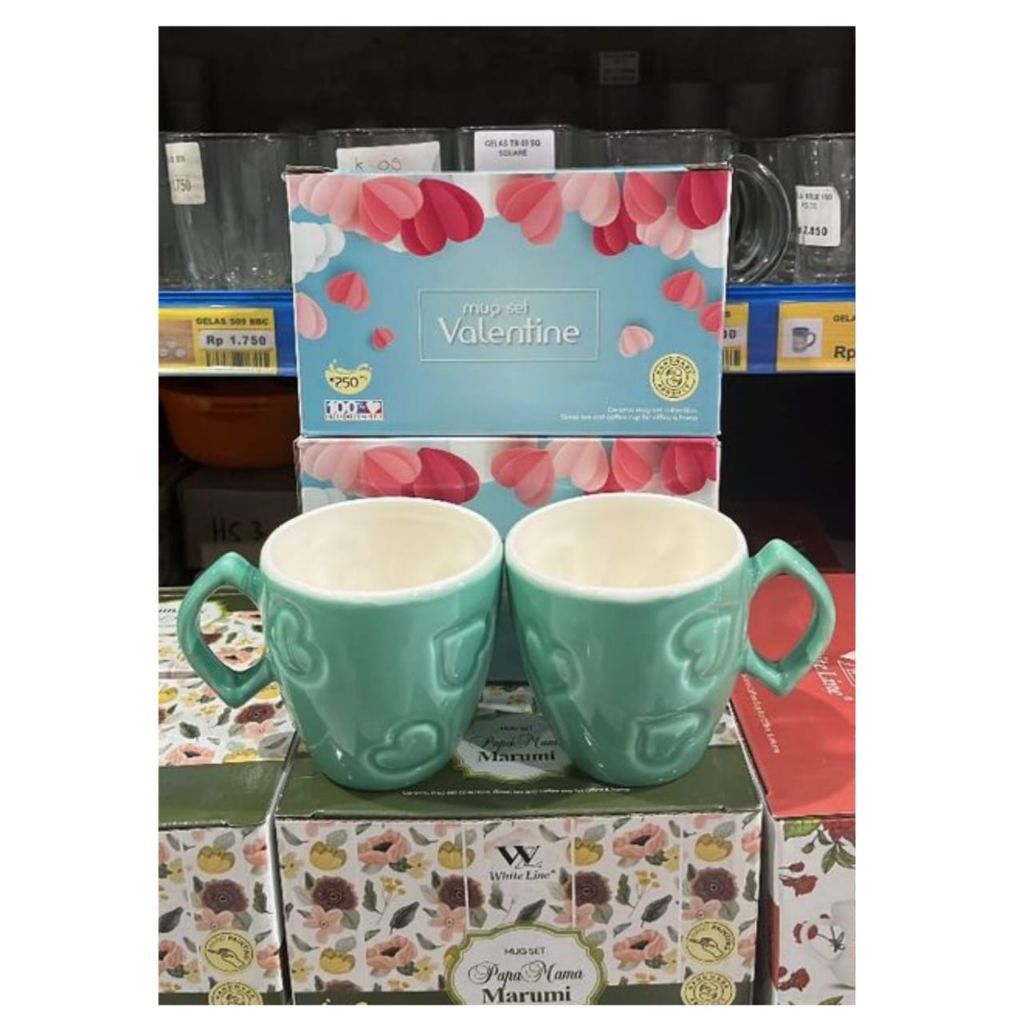 Mug/Gelas Couple Keramik Lucu - Cangkir Couple Motif Terbaru - Mug Keramik Terbaru