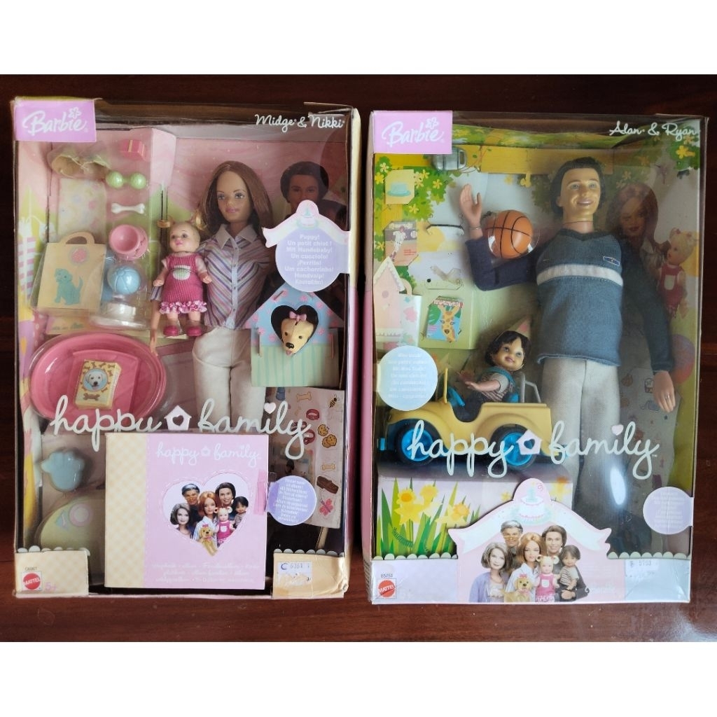 (Ready Stok) Boneka Barbie Ken Happy family mattel