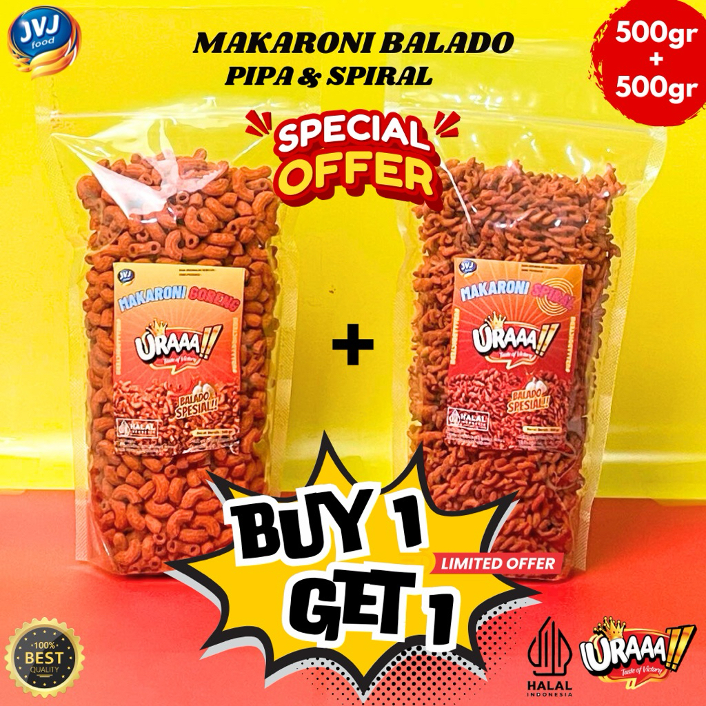 

QH [PROMO BUY 1 GET 1] (500GR+500GR) KACANG-KACANGAN, JAGUNG MARNING, JAGUNG EMPING, BASRENG, OPAK