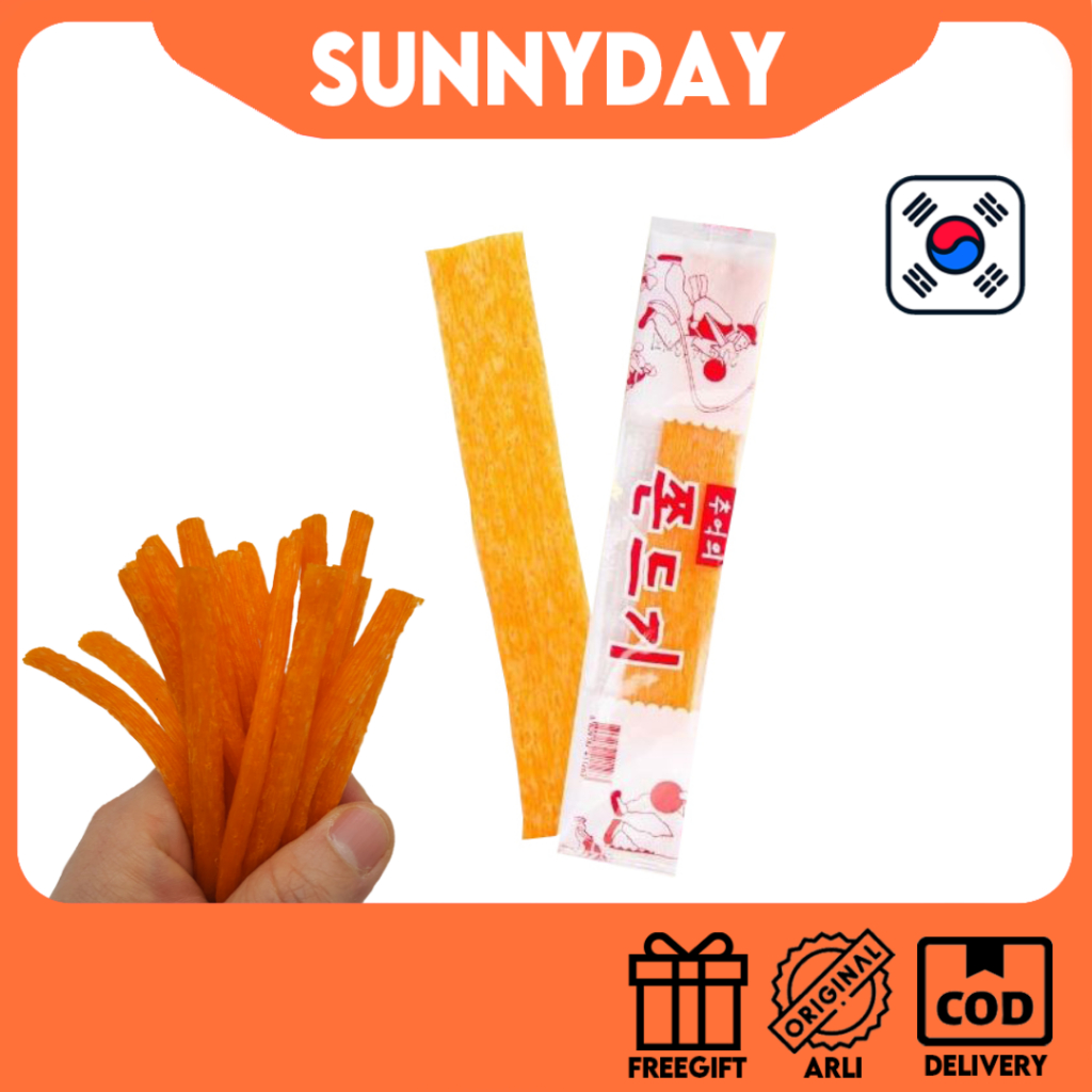

(Ready stock) Korean Nostalgic Jjondeugi Snack – Sweet & Chewy Strip