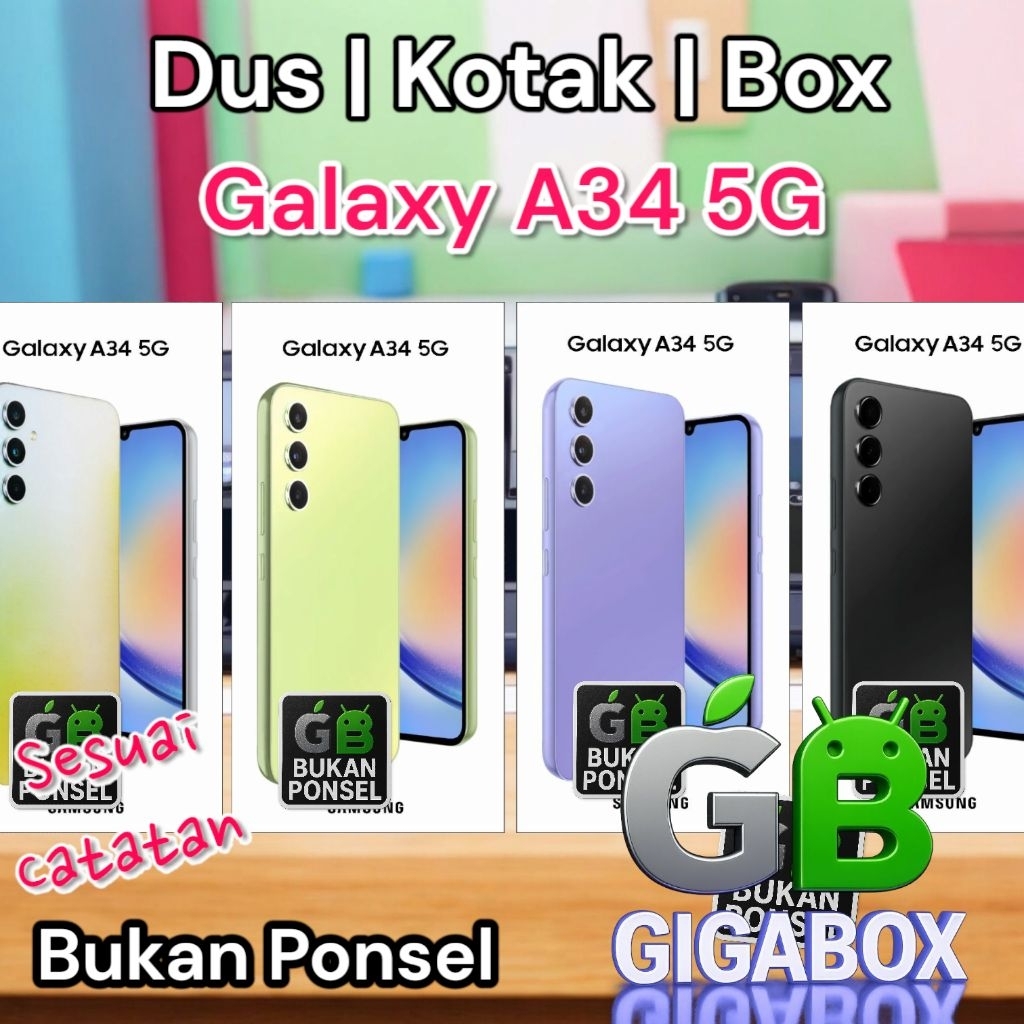 

Dus | Kardus | Box Galaxy A34 5G – Tersedia Dus Only & Fullset (Sesuai Catatan)