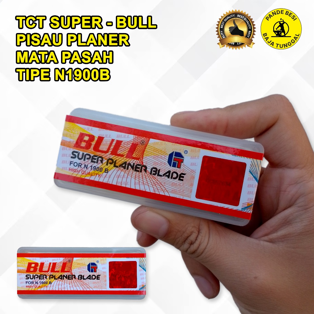 TCT Bull Box / Wilah Pasah / Pisau Planer (Original)