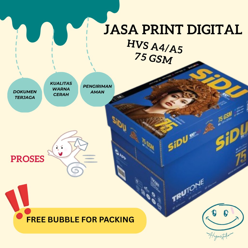 

PRINT HVS A4 A5 1 SISI KANTONG PELAJAR LAMPUNG