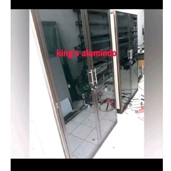 lemari pakaian / lemari baju / lemari baju 2 pintu / lemari aluminium