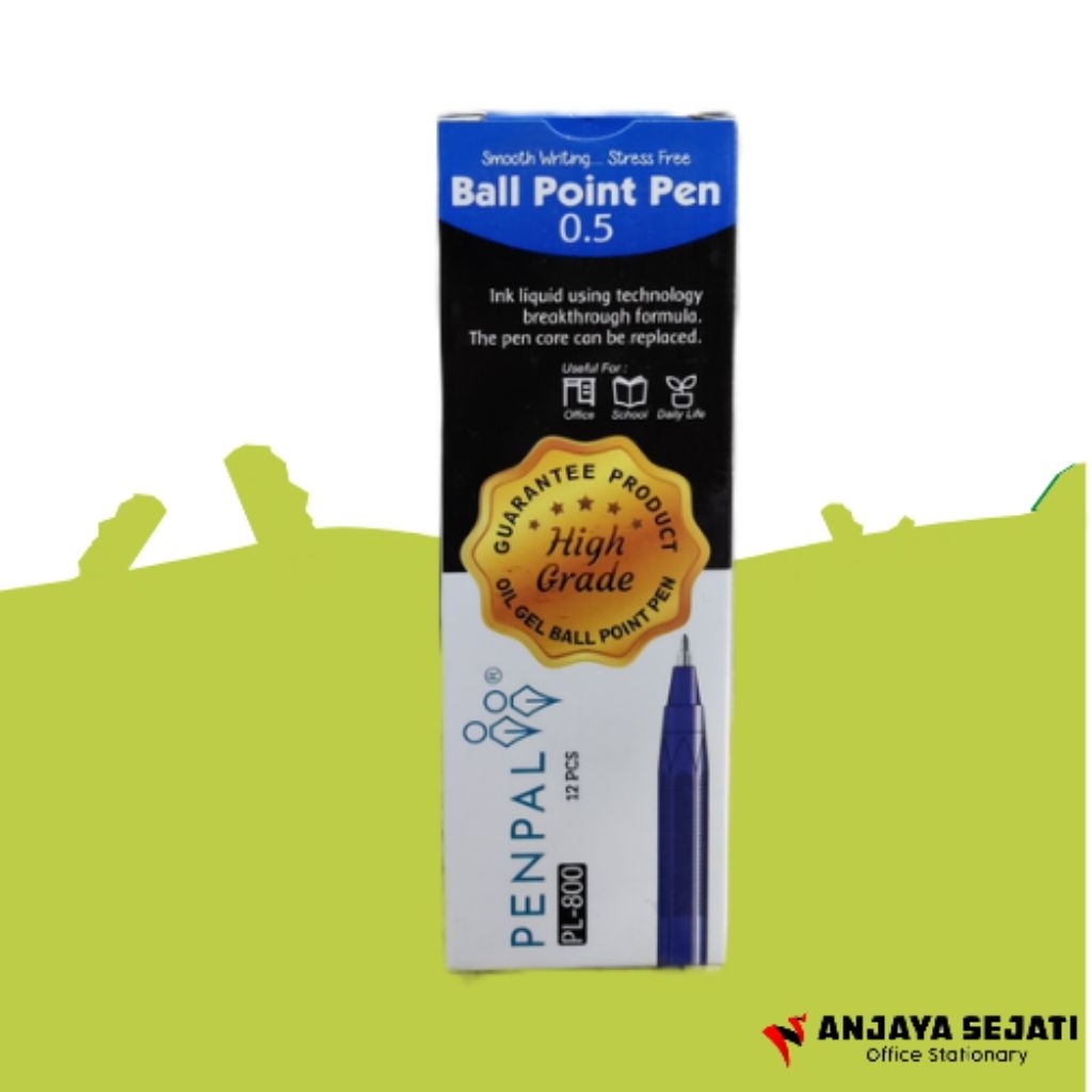 

Pulpen Penpal Biru PL-800 | Perlusin
