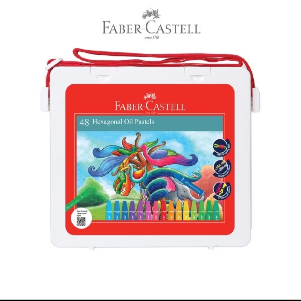 

FABER CASTELL HEXAGONAL OIL PASTEL 48 WARNA