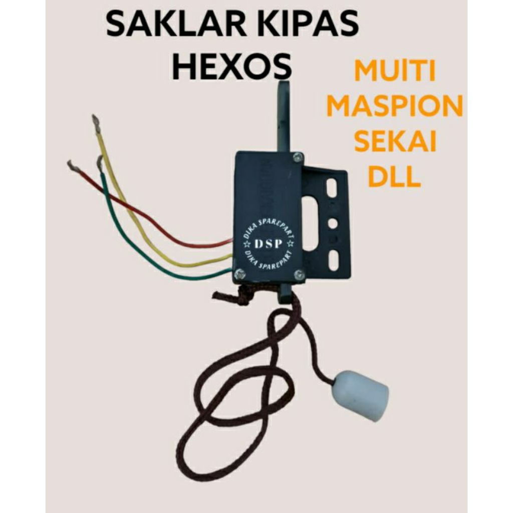 Saklar kipas angin hexos kipas tembok original