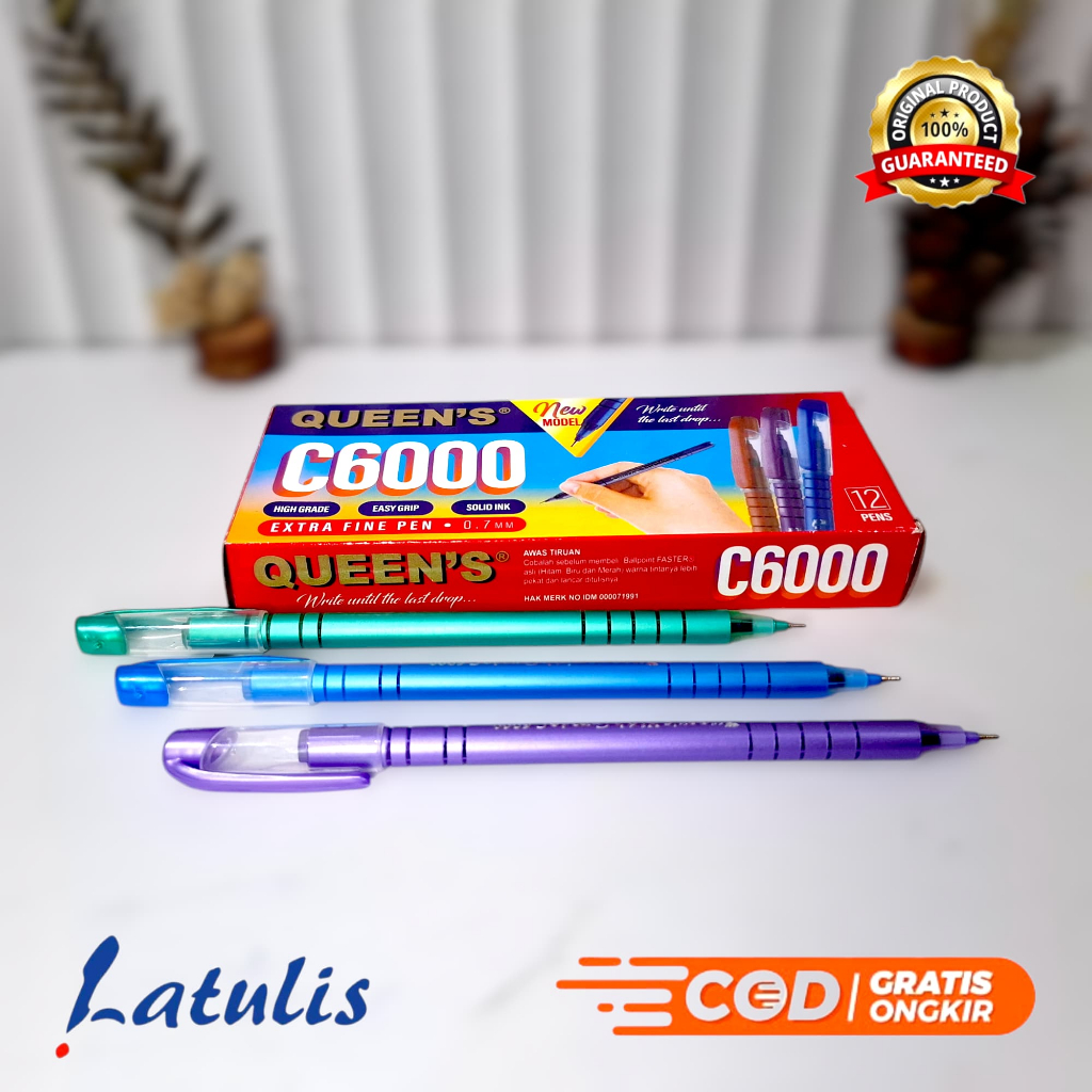 

Pulpen Faster C6000 Hitam 0.5mm