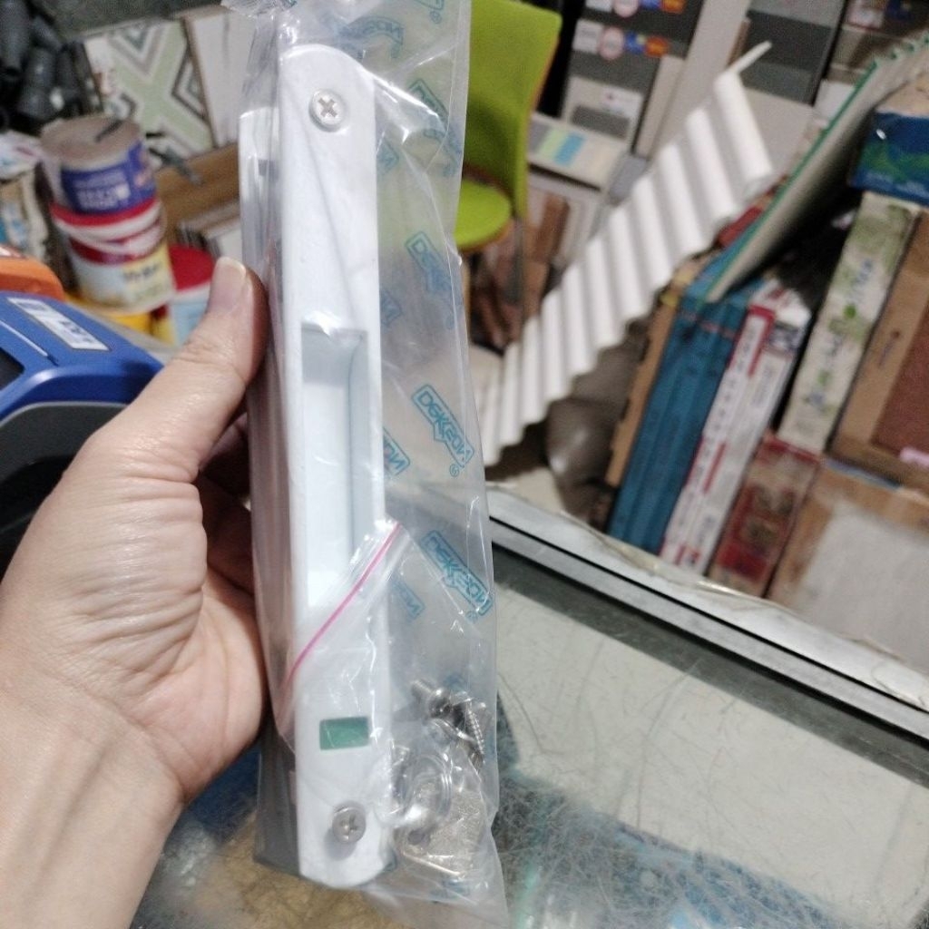 dekson sliding door KS RA 6 kunci pintu kaca geser