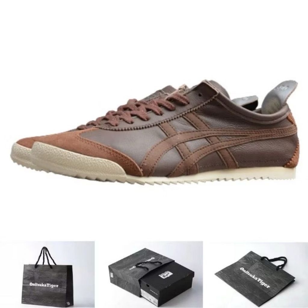 SEPATU ONITSUKA TIGER MEXICO 66 JAPAN BROWN