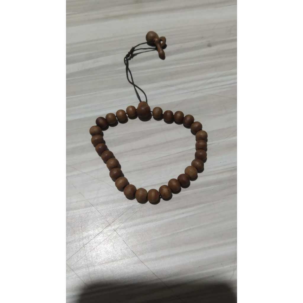 Gelang Kayu Cendana Kering Vintage Kuno Jadul Antik