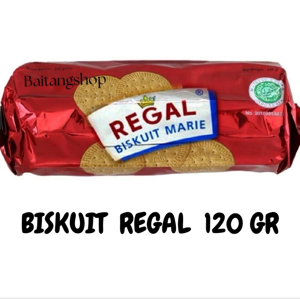 

Biskuit Regal 120gram - Biskuit Marie Regal 120gr - Marie Regal 120 gr - Regal 120gr