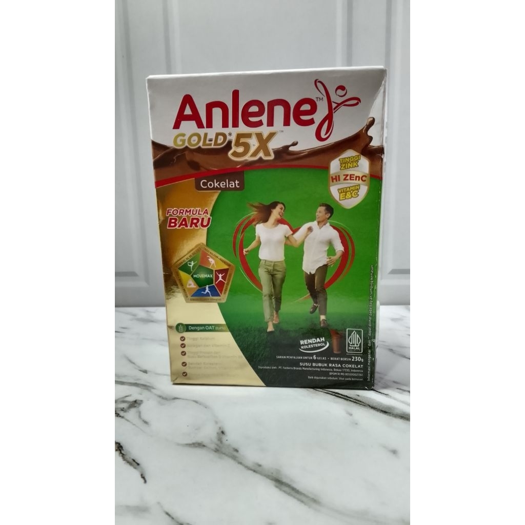 

Anlene Gold 5x 230 gram - Coklat