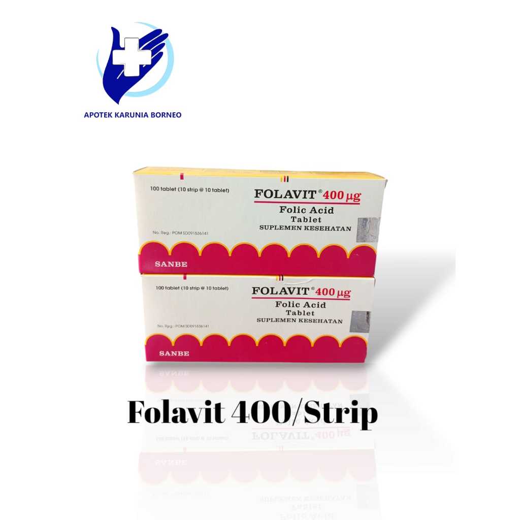 Asam Folat (Folavit 400 mcg)
