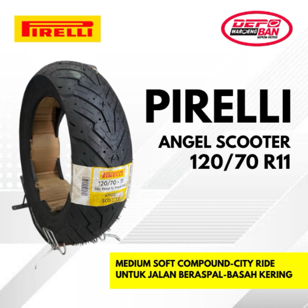 BAN TUBELESS ANGEL SCOOTER 120/70 R11 [ ORIGINAL NEW ]