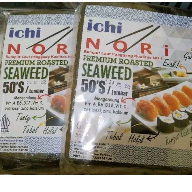 

Nori Rumput Laut/Sushi 5/10pcs